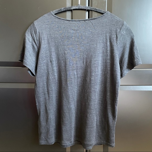EUC Anthropologie (James Coviello) Laced Linen Tee (XS) - Picture 5 of 10
